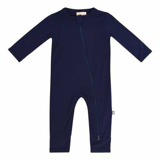 Kyte Baby Zippered Romper 3-6M Romper Kyte Baby 3-6M Navy 