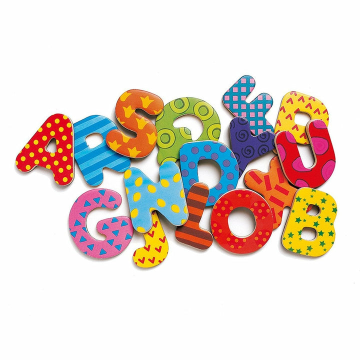 Djeco 38 Big Letters Magnetic Game Magnet Toys Djeco