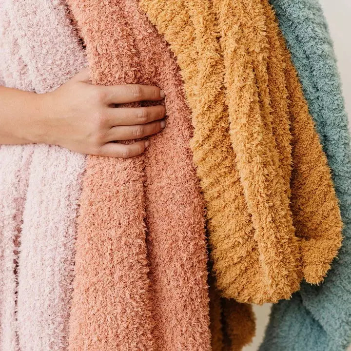 Saranoni Ribbed Bamboni Receiving Blankets Swaddles &amp; Blankets Saranoni   