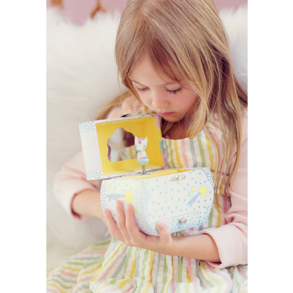 Djeco Unicorn Dreams Musical Treasure Box Music Boxes Djeco